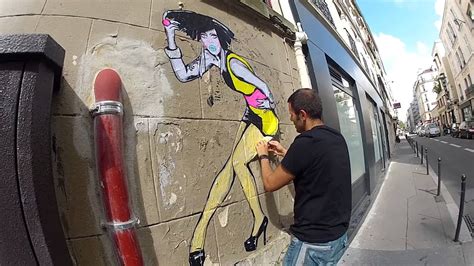 Born Naked SURIANI Street Art Paris YouTube