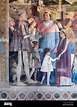 The Gonzaga family in Bridal Chamber of Ducal Palace, Mantua Stock ...