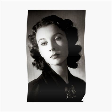 Vivien Leigh Poster By Oliviaade Redbubble