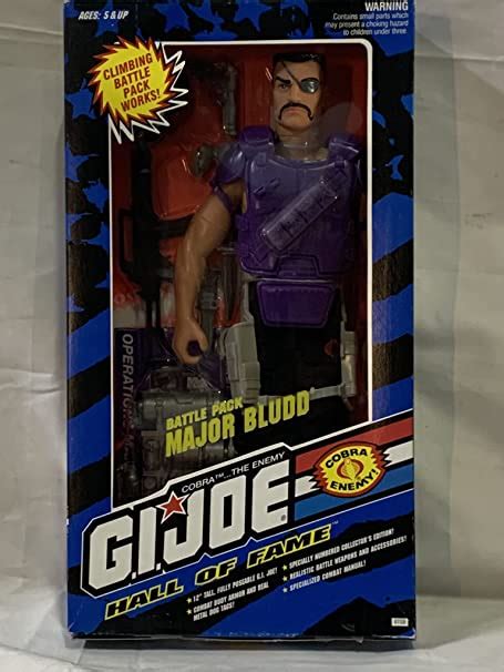 12 Gi Joe Hall Of Fame Cobra Major Bludd Action Figure