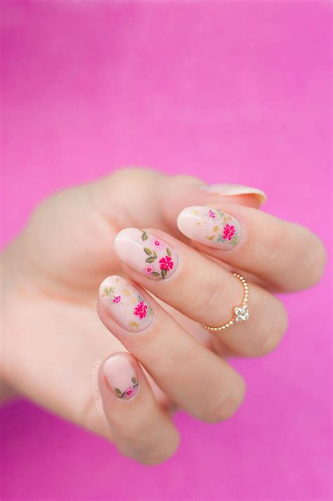 Rose Nails How To Do Roses Nails Like A Pro Nail Art Tutorial