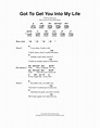 Got To Get You Into My Life by The Beatles - Guitar Chords/Lyrics ...