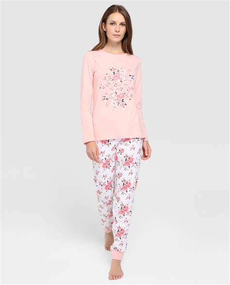 Pijama De Mujer Énfasis De Algodón Con Flores · Énfasis · Moda · El Corte Inglés