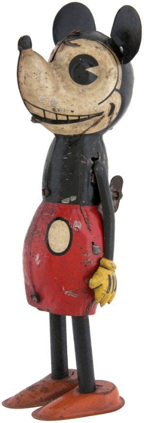 1930s Distler Mickey Mouse Walker Toy Wind Up Toy From Germany
