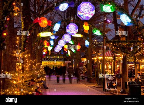 Quality Street, Christmas decoration, Tivoli, Copenhagen, Denmark