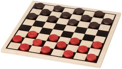Maple Landmark 50322 Checkers Basic Set Checkers Board Game