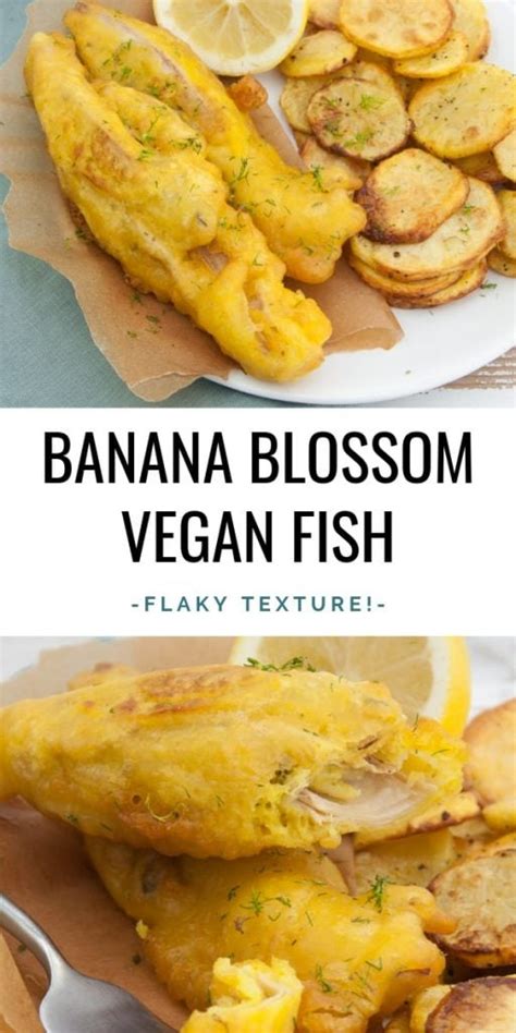 Banana Blossom Vegan Fish Recipe Elephantastic Vegan