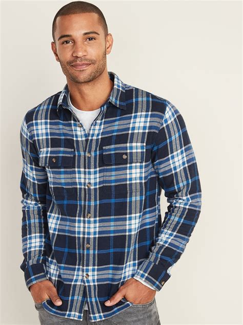Regular-Fit Built-In Flex Plaid Flannel Shirt For Men in 2020 | Mens flannel shirt, Flannel ...