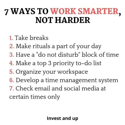 Why You Should Work Smart Instead Of Working Hard Work Smarter Life