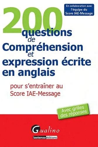 QUESTIONS DE compréhension et expression écrite en anglais pour s entraîner EUR