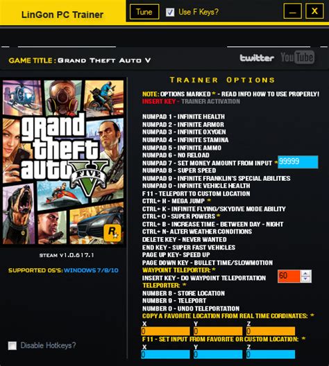 Grand Theft Auto 5 Trainer 24 Gta V 106171 Lingon Download Cheats