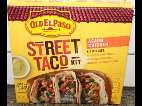 Old El Paso Street Taco Kit Asado Chicken With Creamy Jalapeno Sauce