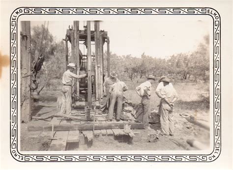 Oil Drilling Oilfield Trash Mystery Photos Oil Drilling Roughneck Oil Rig Adair Vintage