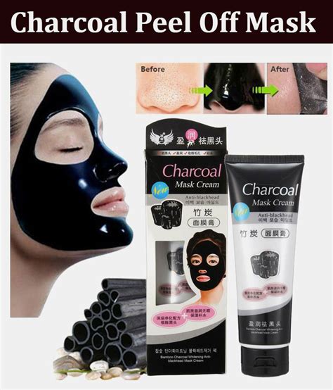 Shopee Charcoal Face Anti Blackhead Peel Off Mask 130ml Buy Shopee