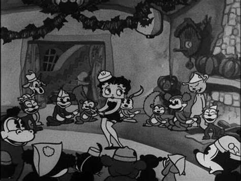 Brtty Boop Halloween Party 1933 Betty Boop Cartoon Betty Boop