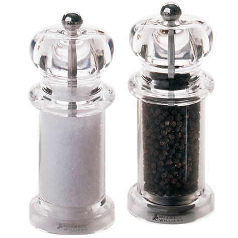 Maxwell And Williams 2 Piece Classic Salt And Pepper Mill Set Temple