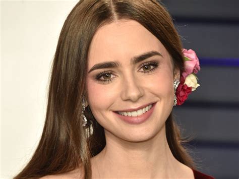 Lily Collins Oscars Makeup Look 2019