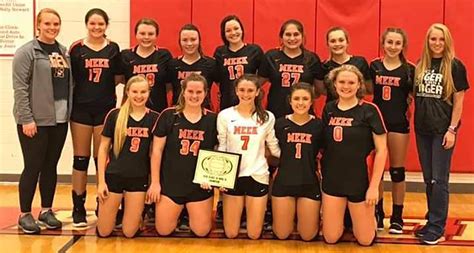 Meek Lady Tigers Are 1a Area 12 Volleyball Champions Northwest Alabamian