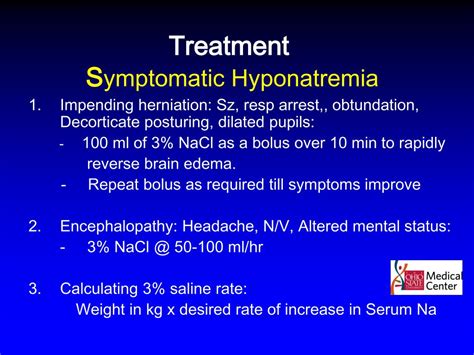 Hyponatremia Medications