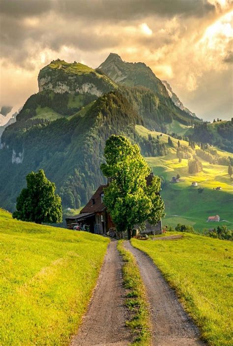 Switzerland Scenery Beautiful Landscapes Landscape