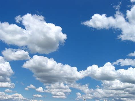 44 Blue Sky With Clouds Wallpaper