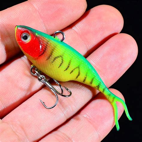 1pcslot 3d Eyes Lead Fishing Lures With Y Tail Soft Fishing Lure