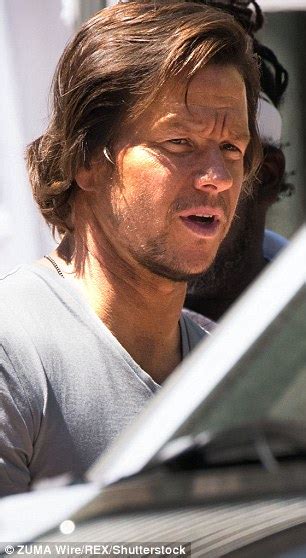 Mark Wahlberg Shows Off Longer Hairstyle On Set Of Transformers 5 The