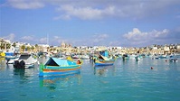 364 Colored Fishing Boat 2c Malta Stock Photos - Free & Royalty-Free ...