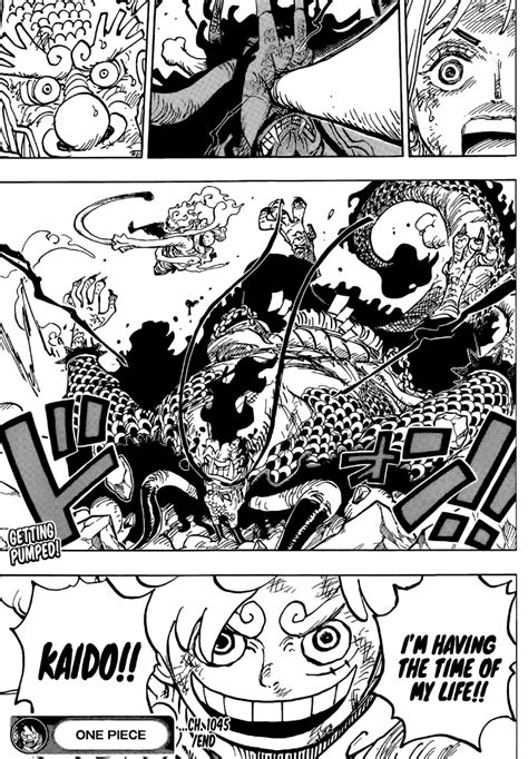 One Piece Chapter 1044 Luffy Gear 5 Luffy Gear 5 Mang