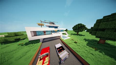 Minecraft Modern Mansion Map Download Susaaca