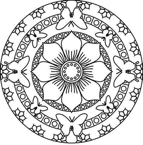 Intricate Mandala Coloring Pages at GetColorings.com | Free printable