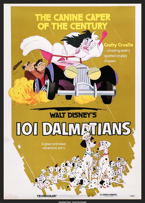 101 Dalmatians 1961 Original R79 Thirty By Forty Movie Poster