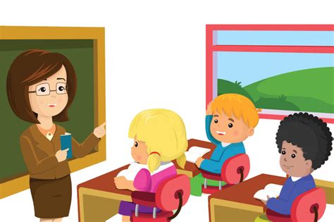 Download High Quality Teaching Clipart Classroom Teacher Transparent