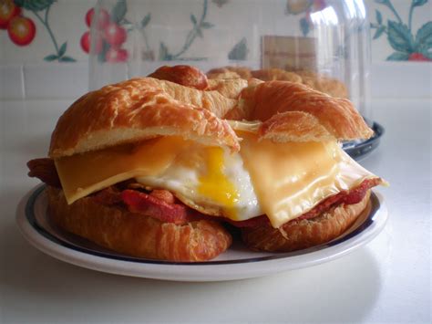 Kandys Kitchen Kreations Bacon Egg And Cheese Breakfast Croissants