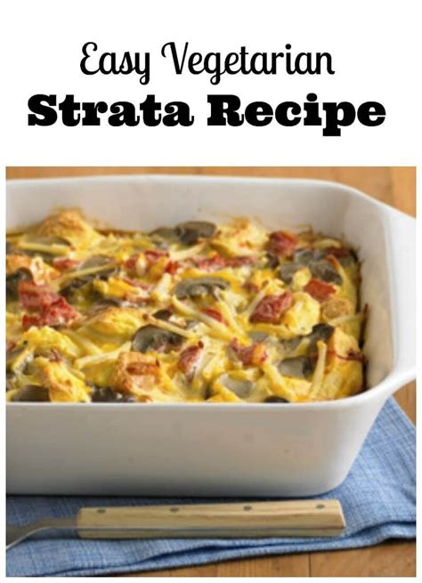 Since the sweet potatoes naturally sink to the bottom of the egg mixture, they create a beautiful and delicious. Vegetarian Strata Recipe [Hearty and Healthy Breakfast ...