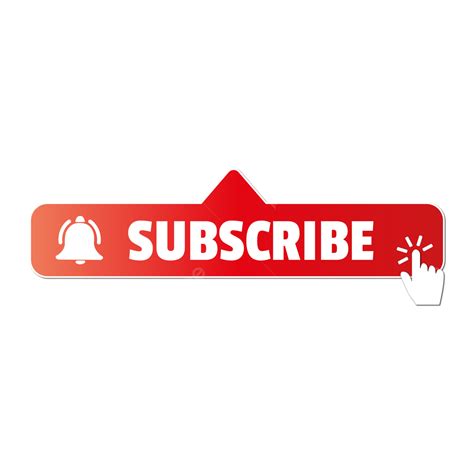 Youtube Subscribe Button Vector Art Png Youtube Subscribe Button