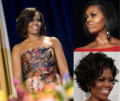 Michelle Obamas 9 Most Stunning Hair Moments From Sharp Bobs To