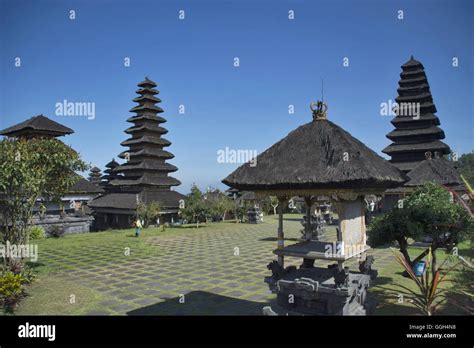 Capmus Of Pura Besakih Temple Indonesia Temple Complex In The Village