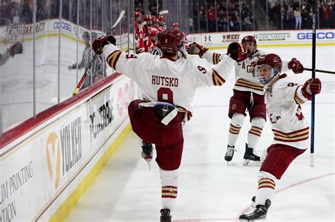 Boston College Holds Off Boston University In Mens Hockey