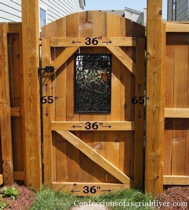 Find out all about their patio pallet diy fence! How to Build a Gate with a Window | Confessions of a ...