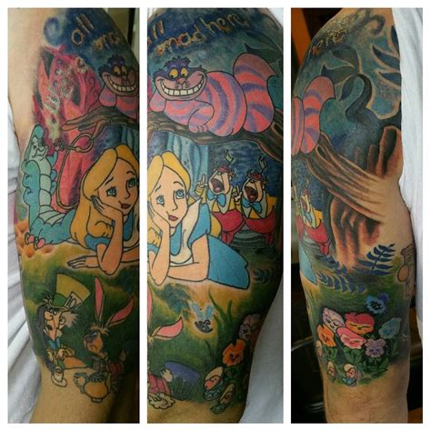 105 Fairy Alice In Wonderland Tattoo Designs And Ideas 2019