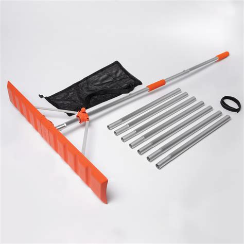 Diy roof snow removal tool. Snow Roof Rake - EZsmart Tools
