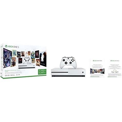 Xbox One S 500gb Console 3 Month Live And Game Pass Starter Bundle