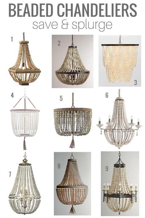 Beaded Chandeliers And Invaluable Lighting Lessons Wood Bead Chandelier