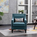 Kepooman Modern Accent Chair for Bedroom Living Room, Armchair with ...