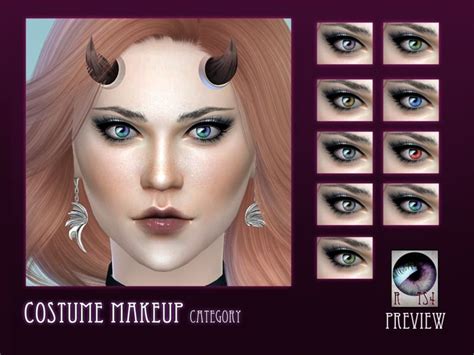 Sims 4 Cc Eyes Septum Ring Nose Ring Realistic Eye Costume Makeup