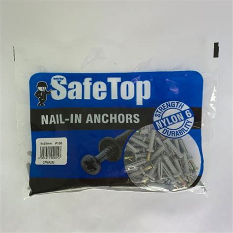Nail In Anchor 5 X 25mm P100 Safetop Timbercity Your Project