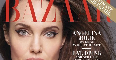 Angelina Jolie Bares It All For Harpers Bazaar Us