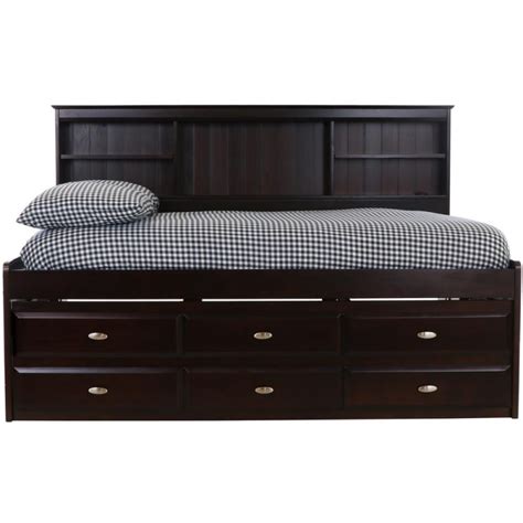 Os Home And Office Furniture Model Solid Pine Full Daybed With 6