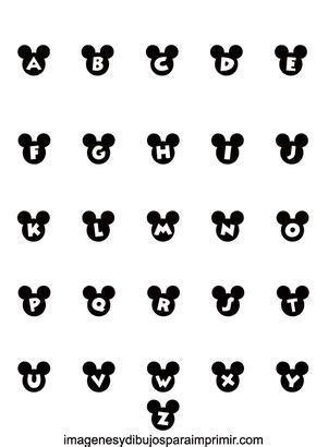 Abecedario De Mickey Mouse Para Imprimir Hacer Realidad Cualquier Idea Para Decorar Que Se Te